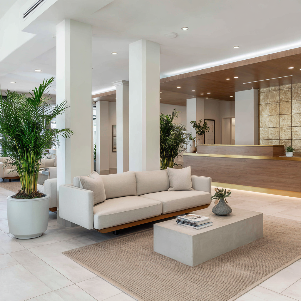 Outdoor space at RHAH Rehab facility